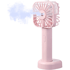 Mini Ventilador De Mano Spray Portátil Usb 3 Velocidades 1