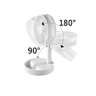 Ventilador Portátil De Pie Plegable 110cm Recargable Usb 6