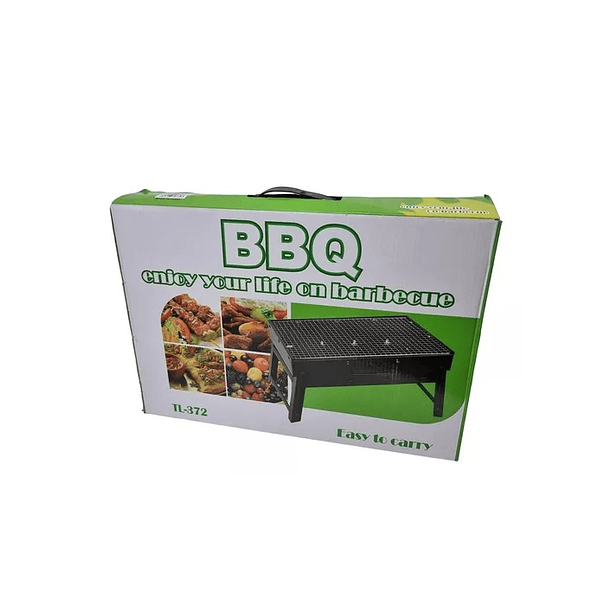 PARRILLA PORTATIL 35X27X20 BRASERO DE MESA PLEGABLE Qutdoor SKU CF   3