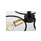 Lampara Colgante De Techo 3 Focos Vintage Semiempotrada 3