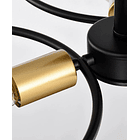 Lampara Colgante De Techo 3 Focos Vintage Semiempotrada 4