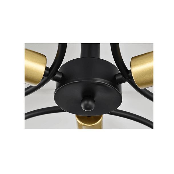 Lampara Colgante De Techo 3 Focos Vintage Semiempotrada 5