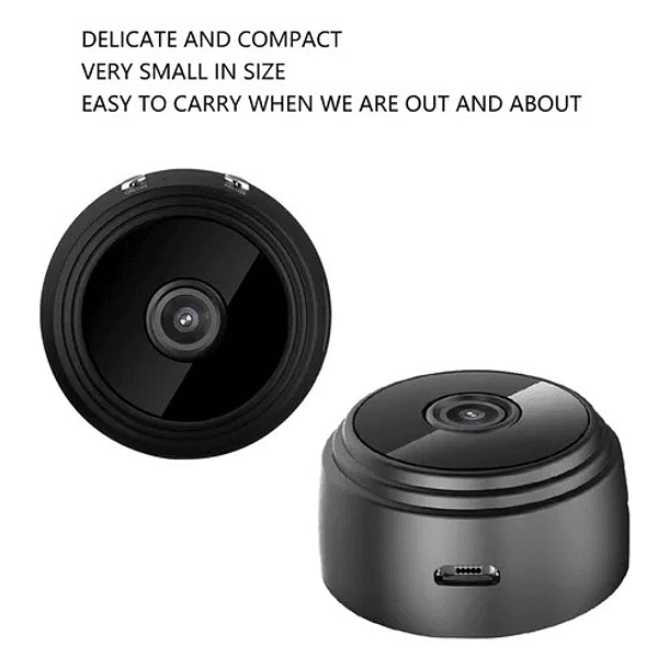 Cámara de seguridad Shenzhen A9 Mini con resolución 1080p color negro 5