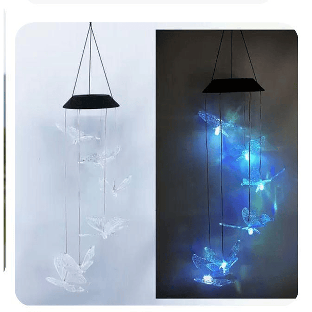 Luces Jardín Colgante Led Solar Terraza Luz Exterior SKU: NL  4