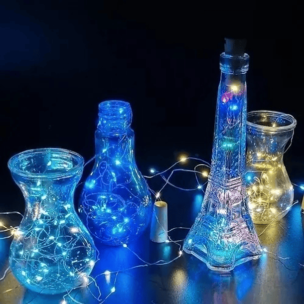 Pack X6 Luces Corcho Luces Hada Led Navidad 3