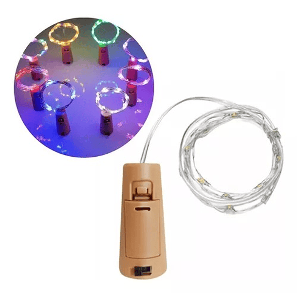 Pack X10 Luces Corcho Luces Hada Led Navidad 2