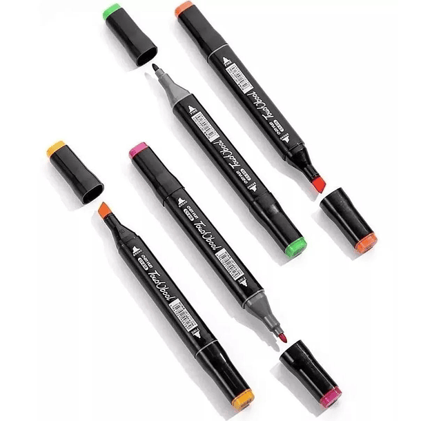 Kit 80 Lápices Plumones - Marcadores Doble Punta Para Pintar 6