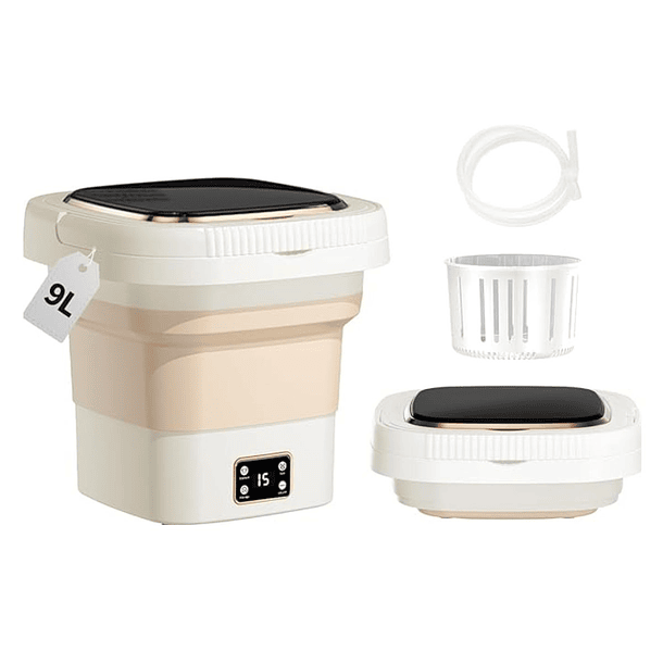 Mini Lavadora Centrifugado Portatil Plegable 9 L Hogar DN  1