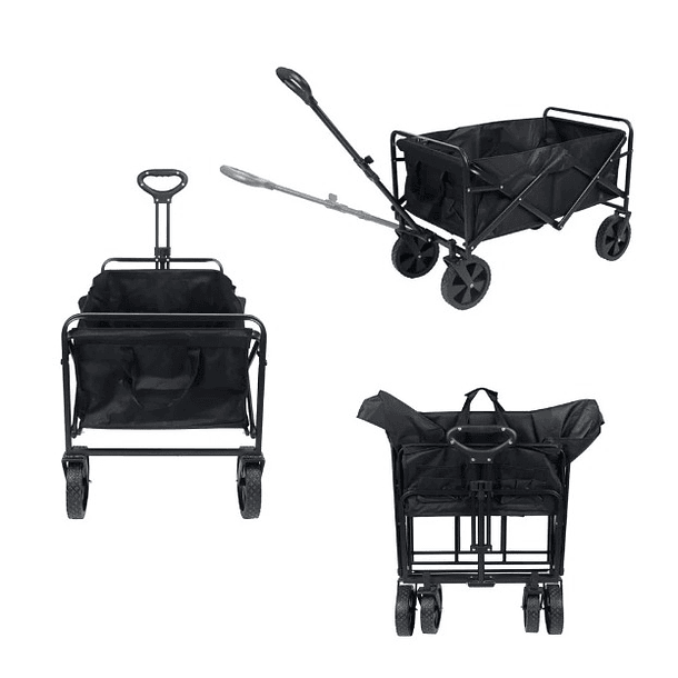 Carrito Plegable Organizador Camping Verano Carga Pequeño 6