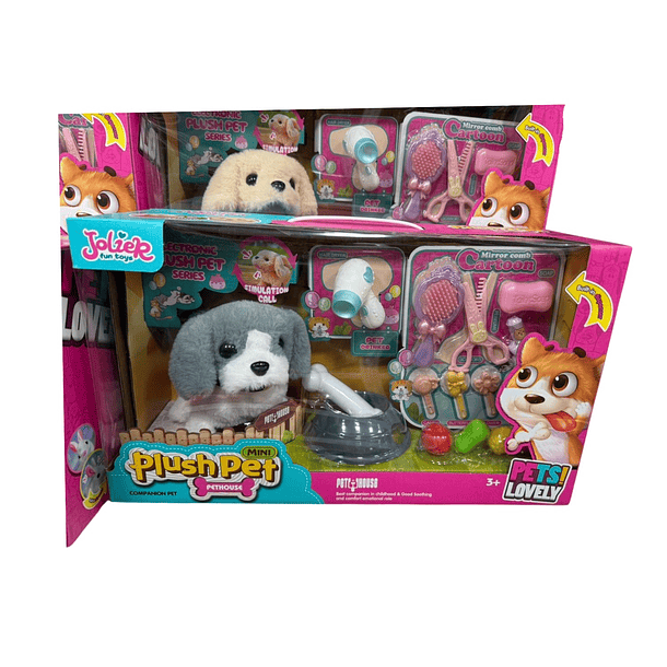 Set De Juego Perro Peluqueria Canina Y Accesorios Plush Pet 1