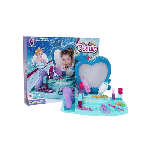 Set De Peluquería Juego Para Niñas Maquillaje Y Joyas Magico