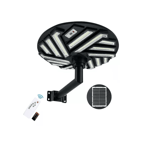 Foco Farol Led Solar Exterior Ufo Disco Urbano 3000w Tubo L