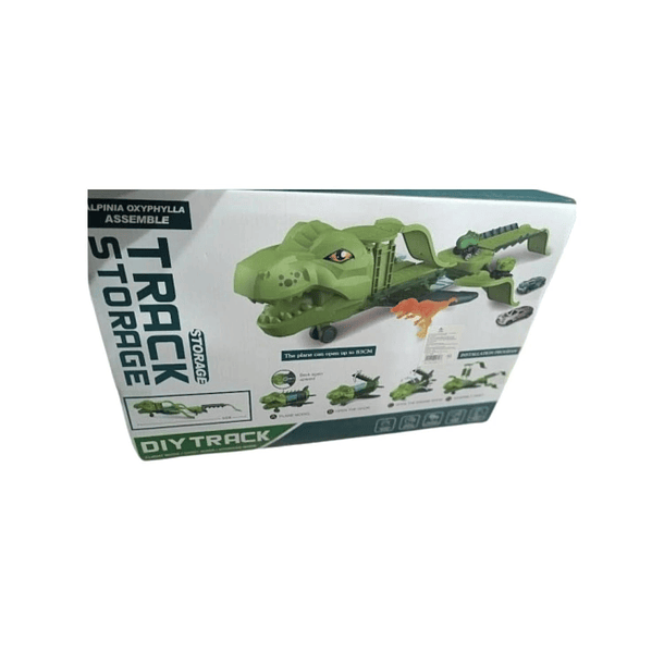 Pista Dinosaurio Track Storage Carros Convertible Avion Niño 1