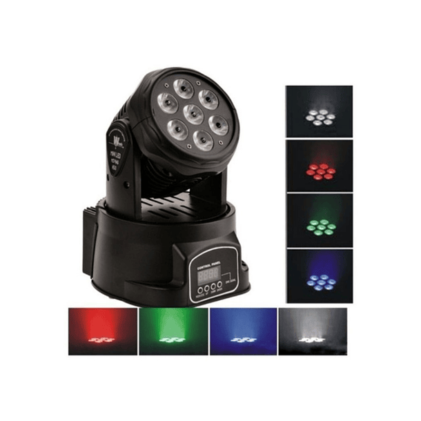 Luz De Escenario Cabezal Movil Luz 4 En 1 Rgb Led 2