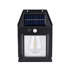 Aplique Lampara De Pared Solar Foco Con Sensor De Movimiento 1