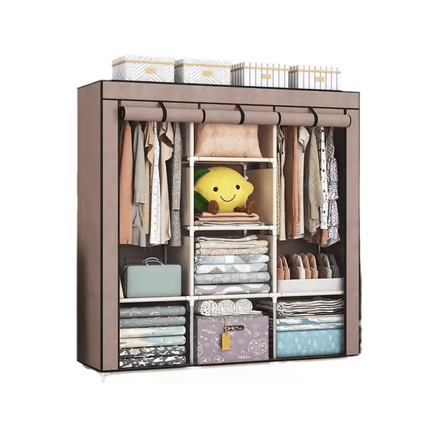Practico Armario Armable Grande De Tela Ideal.  Para El Hogar DN  2