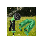 Manguera De Jardín 7,5 Metros Espiral Expandible + Rociador CN 3