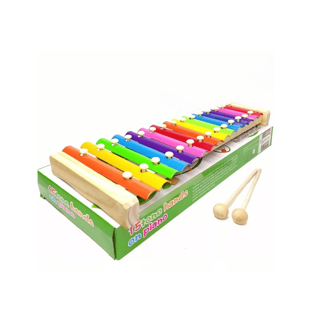 Xilófono Didáctico De Madera 15 Notas Musical Educativo 1