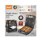 Maquina Para Waffles Forma De Corazon Raf 1400w MD 4