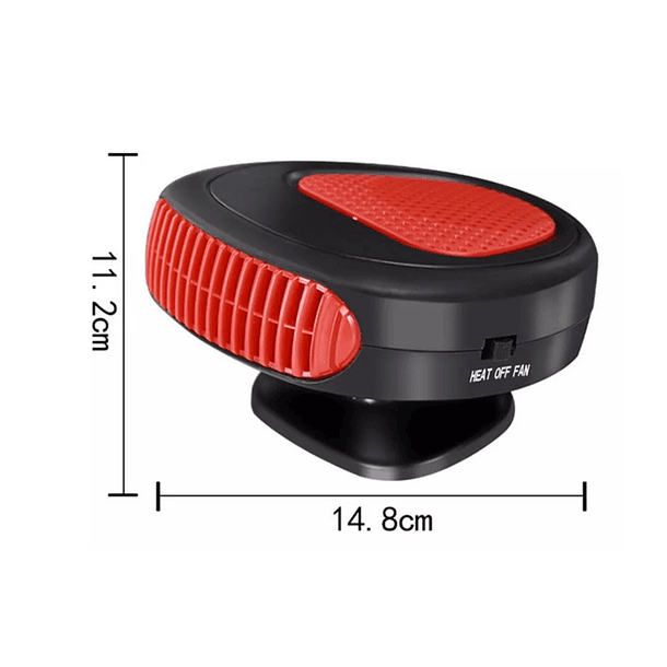 Calefactor Para Autos 12v 300w Ventilador Auto Colores CH 3
