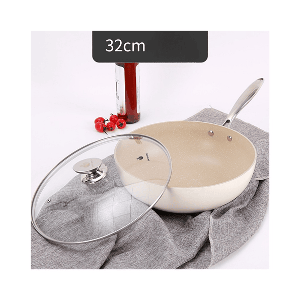 Sarten Antiadherente Cerámica verde  32cm SK  3