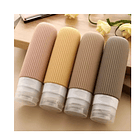 Botellas De Viaje Silicona Portatiles Contenedor 4 Piezas MD  3