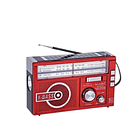 Radio Portátil Recargable Carga Solar+linterna SKU:  CH  2
