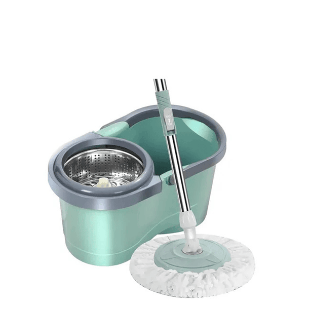 Mopa Trapeador Giratorio Spin 360° Con Balde LC  1