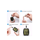 Medidor De Glicemia Glucometro Digital +50 Tiras Reactivas Y Lancetas, Color BlanCo SKU: TN  3