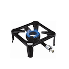 Cocinilla A Gas Camping 1 Plato Color Negro Acero MD  3