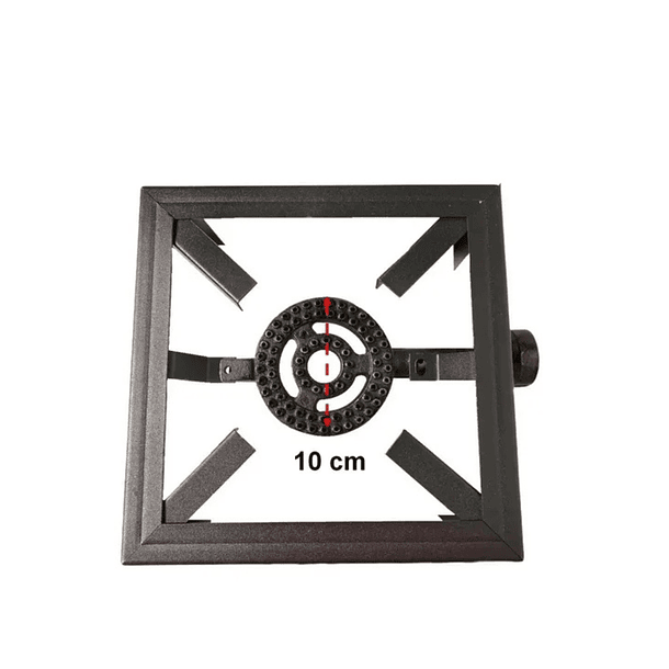 Cocinilla A Gas Camping 1 Plato Color Negro Acero MD  5