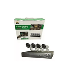 Kit Cctv 4 Cámaras De Seguridad  mas Dvr 1080 p full hd CN 1