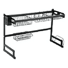 Organizador Escurridor De Platos De Acero Inoxidable 85cm CF  6022 1
