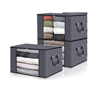 3 Unidades Organizador De Bolsas Almacenamiento De Ropa Gris  TN  1