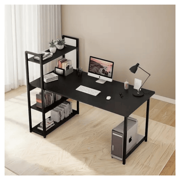 Escritorio Premium Resistente Pro Con 3 Estantes 120x55cm SKU: CF  4