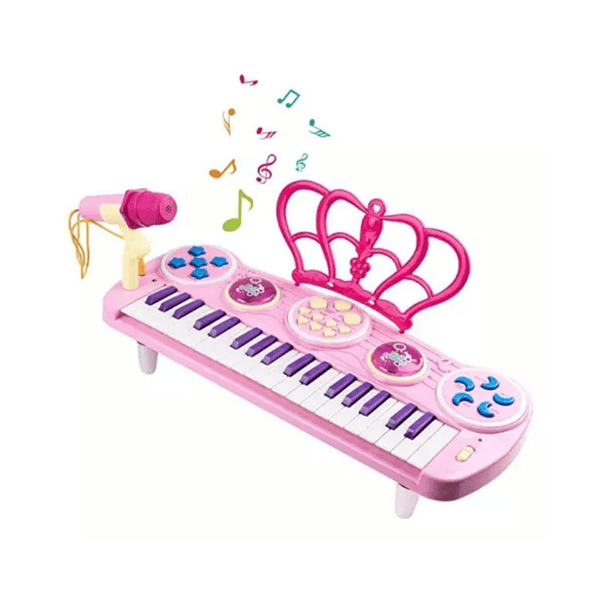 Teclado Piano Para Niños Little Musician Rosa 3707 SKU: TN  1