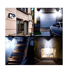 Pack X 4 Lampara Solar 100 Led Exterior Sensor De Movimiento SKU:CF 2