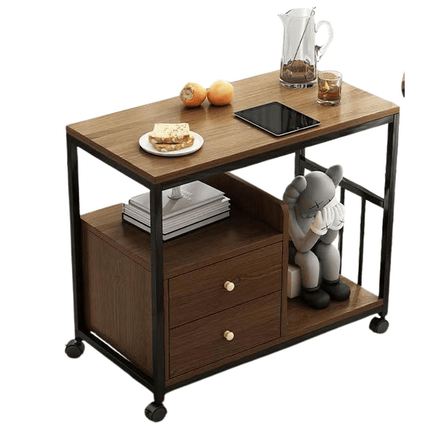 Mesa Auxiliar Con Cajones Mueble Multiuso Estación De Café  1