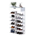 Zapatero Organizador Estante Hall Armario Blanco 12 Niveles TN  1