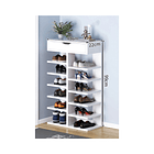 Zapatero Organizador Estante Hall Armario Blanco 12 Niveles TN  2