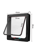 Puerta De Entrada Y Salida De Mascotas De Abs Para Perro Xxl : CH  6