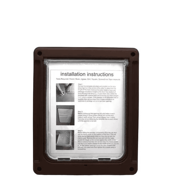 Puerta De Entrada Y Salida De Mascotas De Abs Para Perro Xxl : CH  8