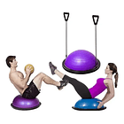 Pelota Bosu Medio Balon Con Manillas Yoga Pilates   TC  3