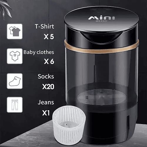 Mini Lavadora Portátil Para Ropa 4.5 Kg Con Centrifugado CN 