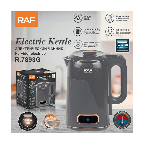 Hervidor Eléctrico Gris 2.0l 1500w R.78 SKU MD 2