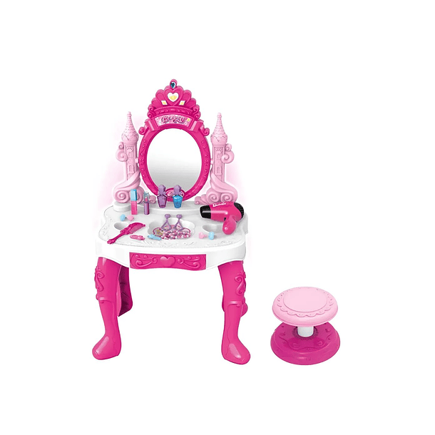 Juego Tocador De Niñas Con Espejo Accesorios De Princesa LC 4