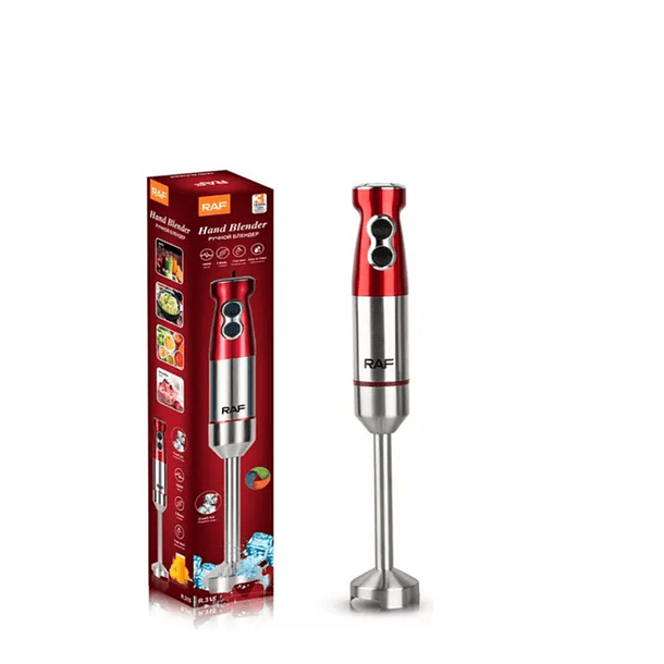 Batidora De Inmersión Power Roja 220v 1000w Acero Inoxidable R315  MD 