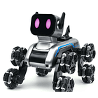 Perro Robot Mecánico Interactivo con Control Remoto y Ruedas LED  SK  1