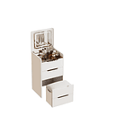 Tocador De Lujo Con Espejo Y Luz Incorporada Y Taburete    1