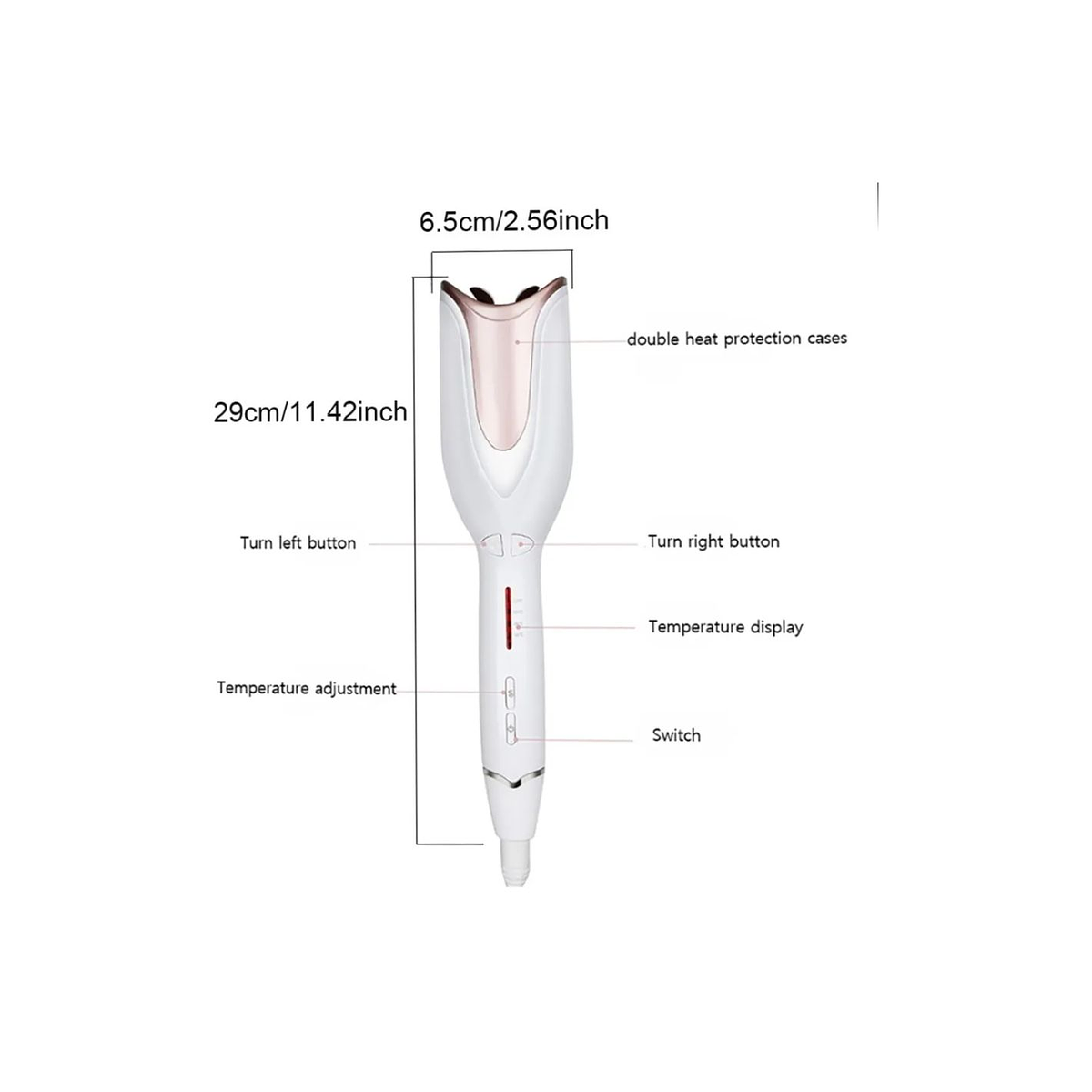 Ondulador Rizador Automático Pro Rizos Sin Daños Portatil SK | Click Ventas